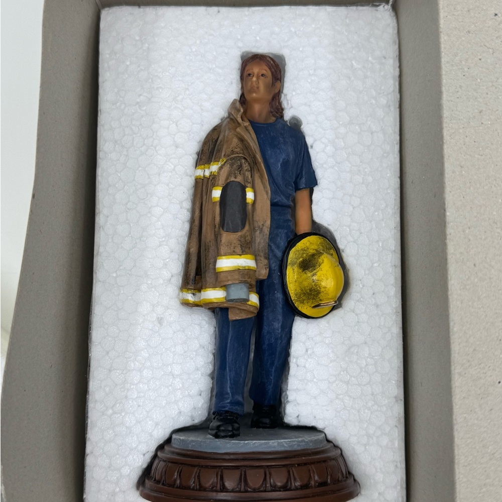 Vanmark “Red Hats of Courage” Mini Firefighter Figurine